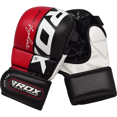 RDX T6 MMA GRAPPLING GLOVE(Red)-6